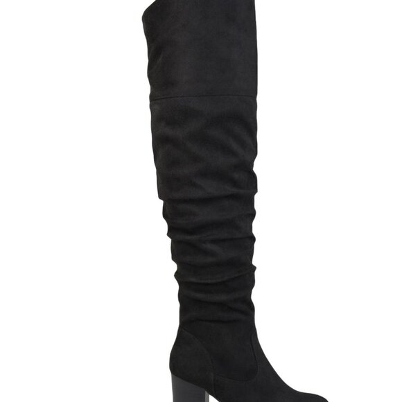 Journee Collection Women's Kaison High Knee Boot black 8 with/ BONUS GIFT - Picture 3 of 6